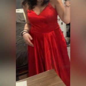 Red Prom Dress - Size 8